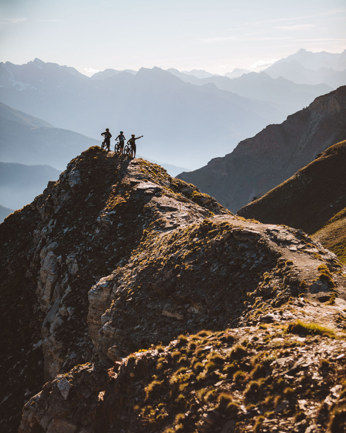Bike riding above Pila - Aosta Valley - Andrea Passerini Photography
